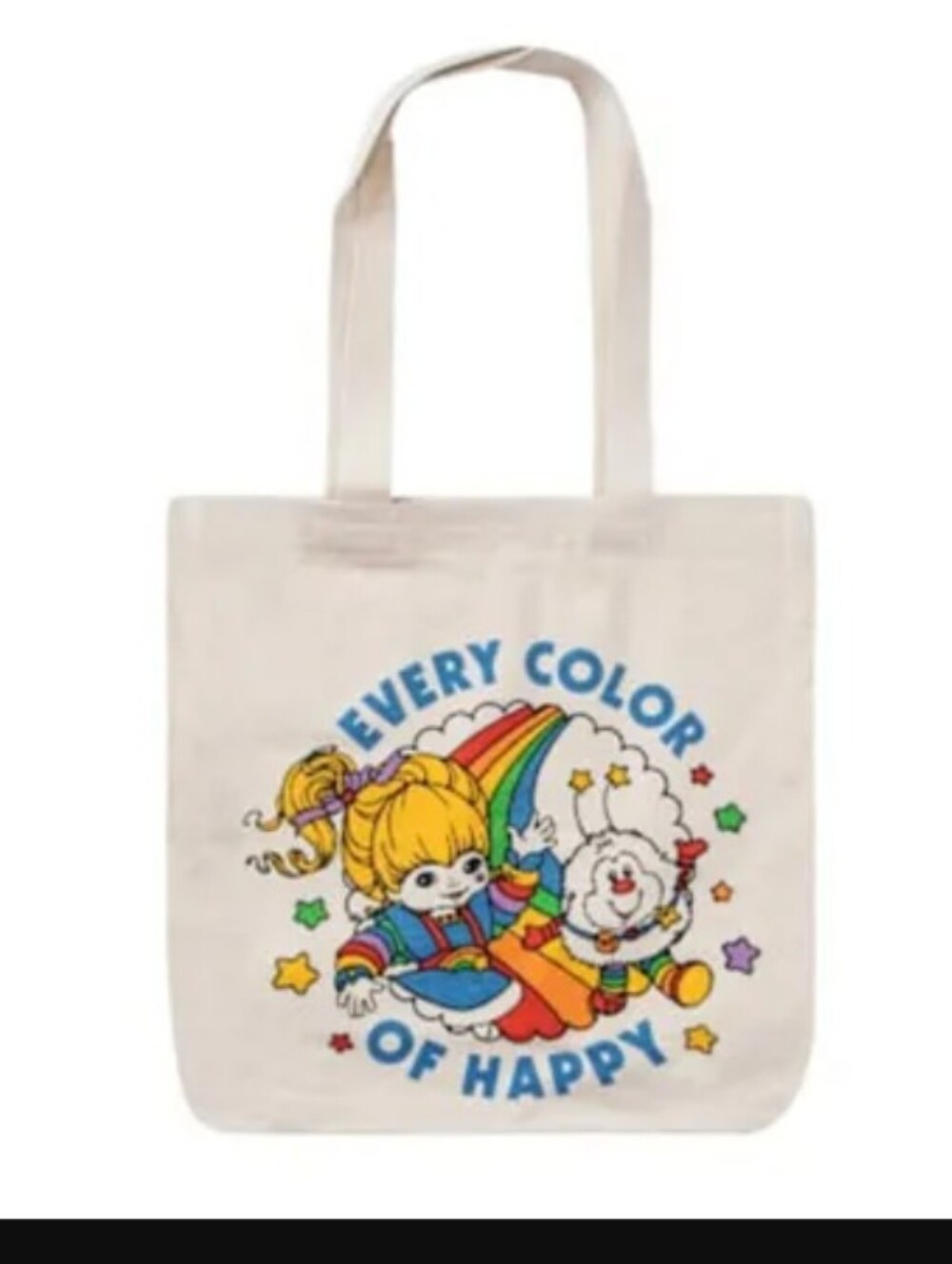 Rainbow Brite 'Every Color of Happy' 🌈 Canvas Tote Bag - Picture 5 of 9